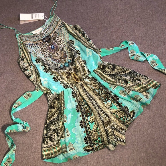 camilla shoestring playsuit